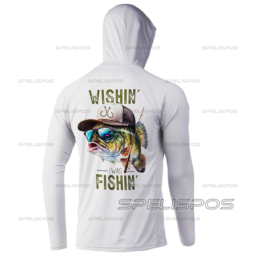Running Gear Long Sleeve - الصيد هود أبيض طويل الأكمام ركوب