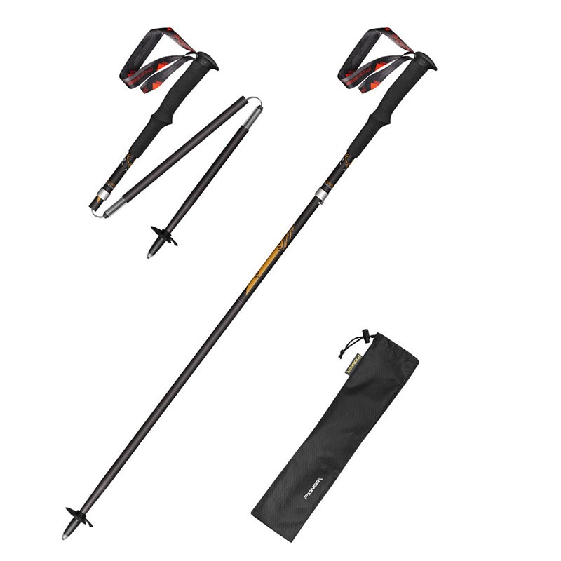 Trekking Pole Carbon - 99% ألياف الكربون للطي عصا للمشي