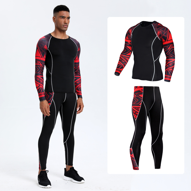 Running Gear - بدلة اللياقة البدنية الرياضية الاحترافية للرجال: