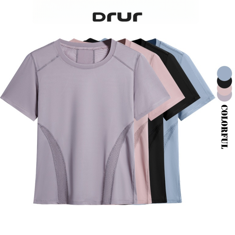 Running Gear For Women - DRUR الصيف خفيفة الوزن تشغيل تي