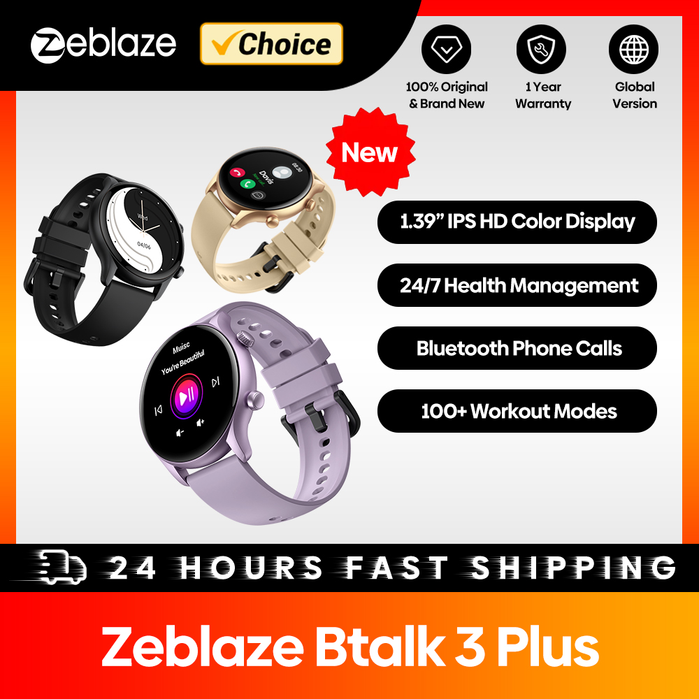 Gps Running Watch - ساعة ذكية جديدة Zeblaze Btalk 3