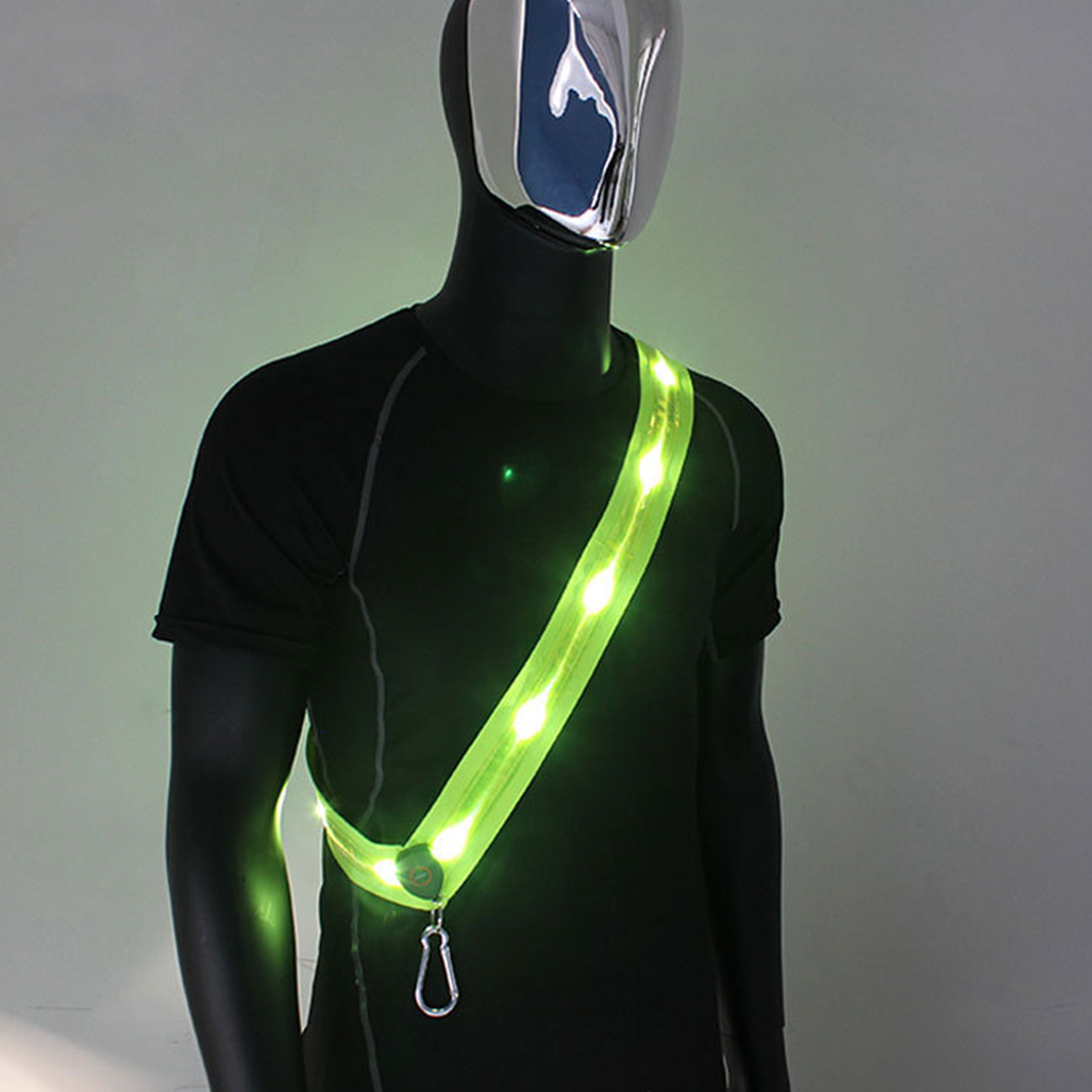 حزام جري LED قابل لإعادة الشحن - مراجعة Running Jogging Gear وسعره