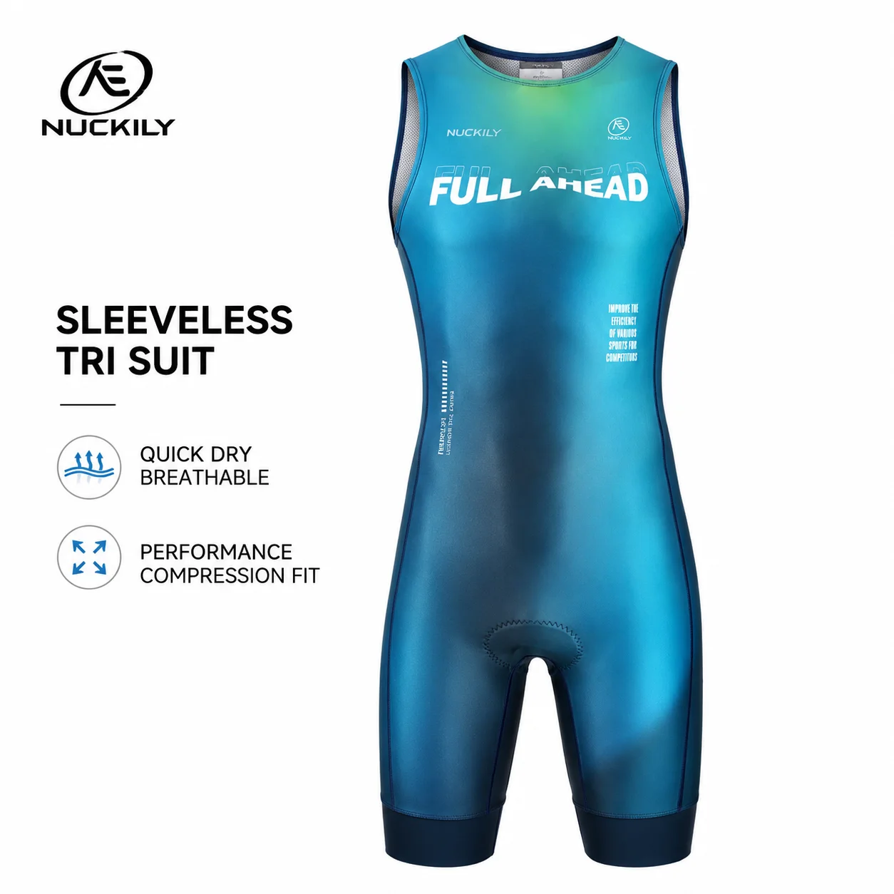 بدلة ترياتلون NUCKILY للشباب ب - مراجعة Running Gear Long Sleeve وسعره