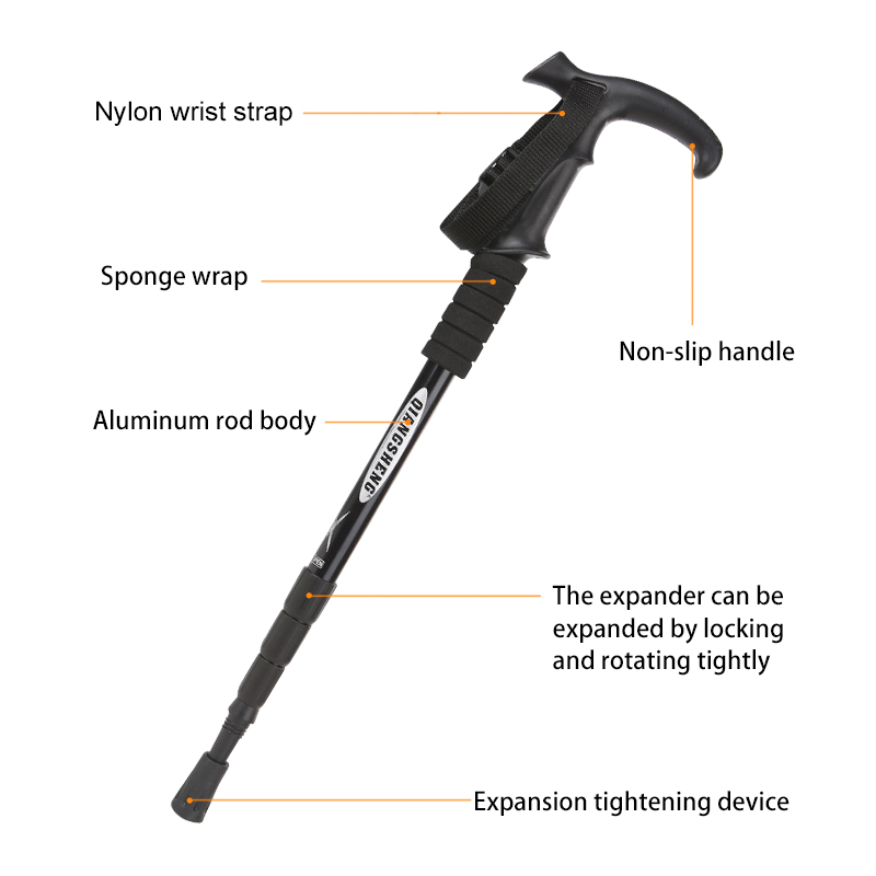 في الهواء الطلق للطي الرحلات ا - مراجعة Trekking Pole Carbon وسعره