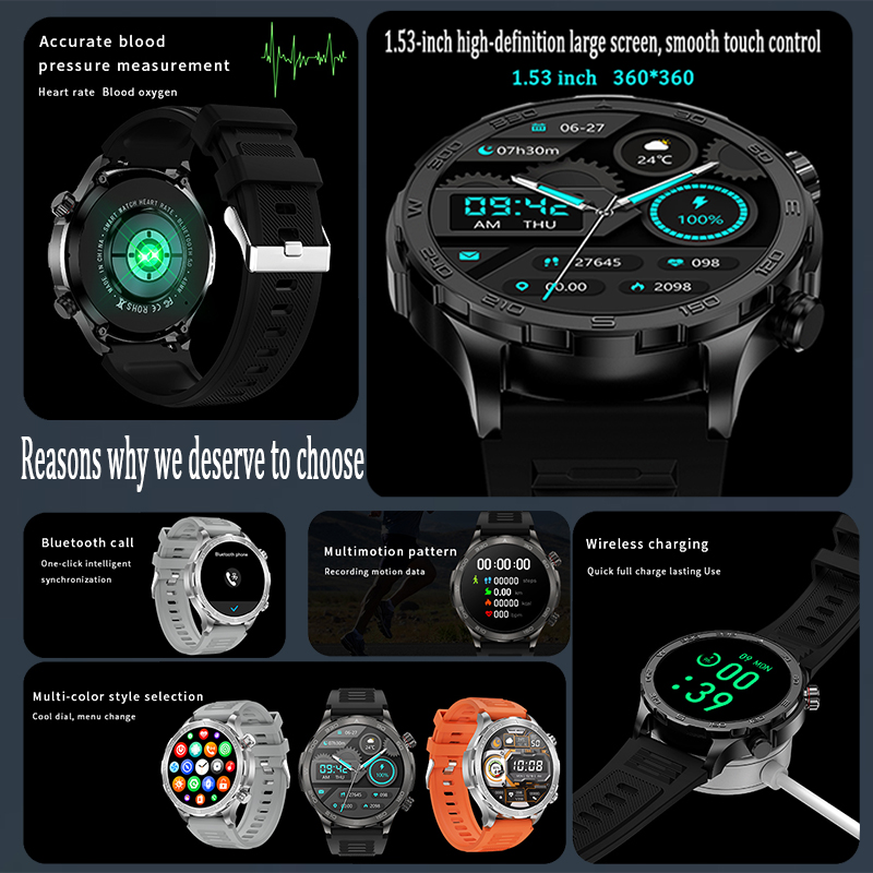 ساعة ذكية جديدة للرجال مع نظام - مراجعة Gps Running Watch وسعره