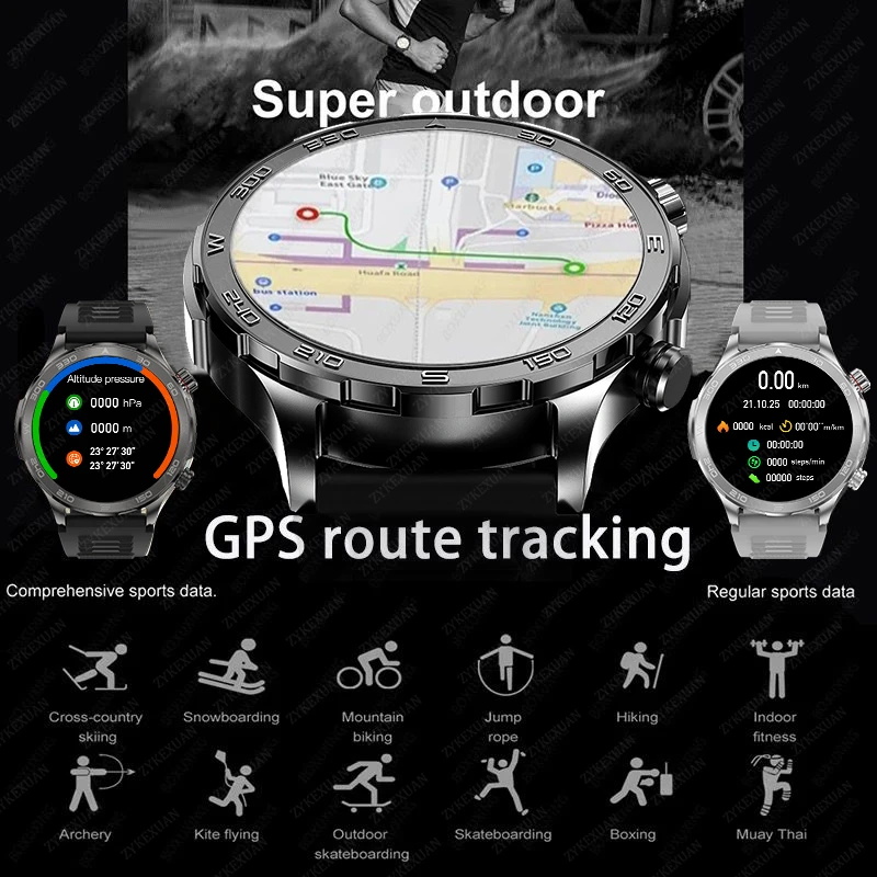 ساعة ذكية جديدة للرجال مع نظام - مراجعة Gps Running Watch وسعره