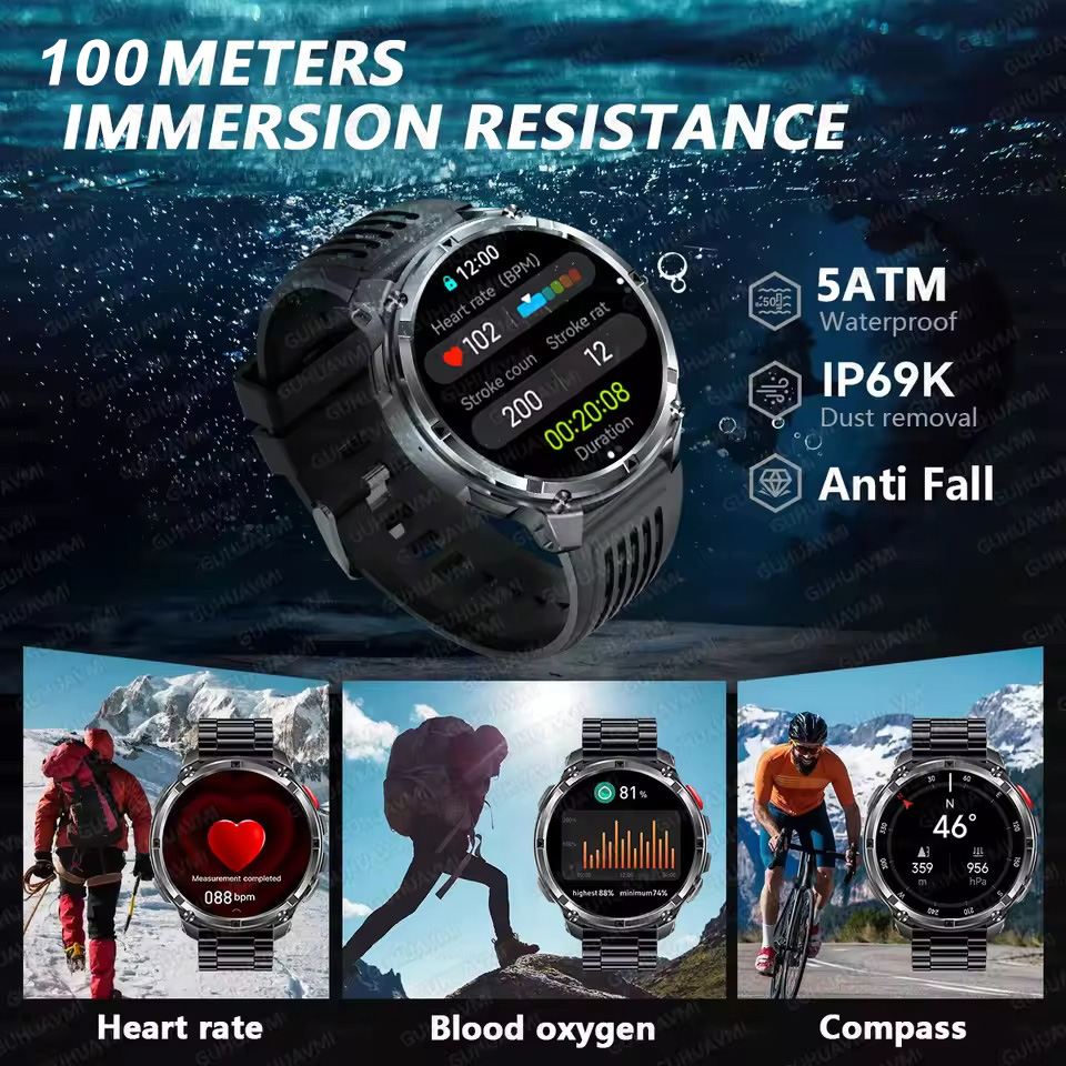 T-REX 3 ساعة ذكية عسكرية للرجا - مراجعة Gps Running Watch وسعره