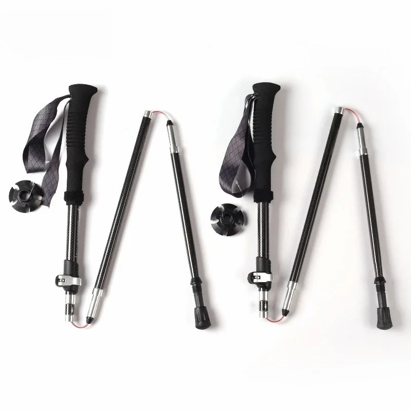 عصي تسلق الجبال عملية وكلاسيكي - مراجعة Trekking Pole Carbon وسعره