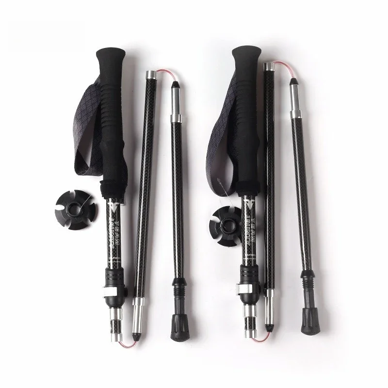 عصي تسلق الجبال عملية وكلاسيكي - مراجعة Trekking Pole Carbon وسعره