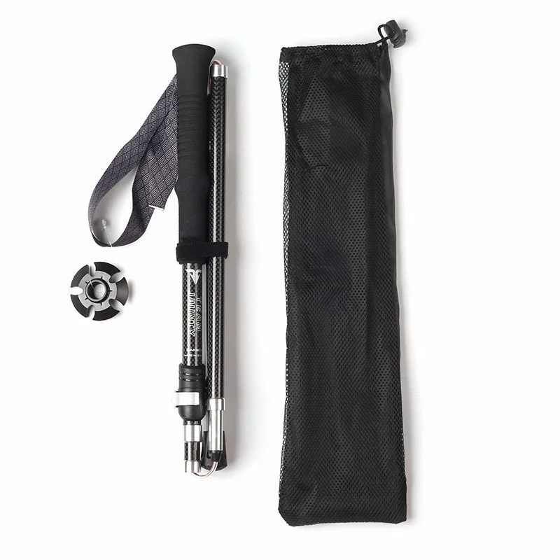 عصي تسلق الجبال عملية وكلاسيكي - مراجعة Trekking Pole Carbon وسعره