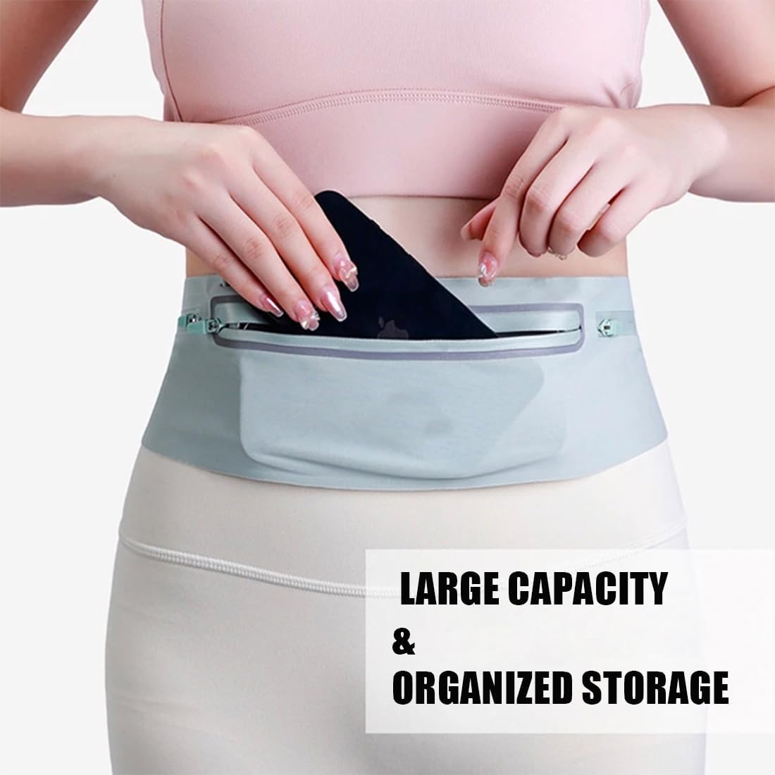 حزام جري عاكس للضوء بثلاثة جيو - مراجعة Running Gear Holder وسعره