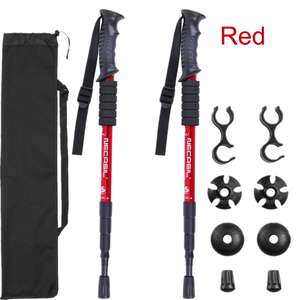 القطب تلسكوبي الألومنيوم الشما - مراجعة Trekking Pole Carbon وسعره