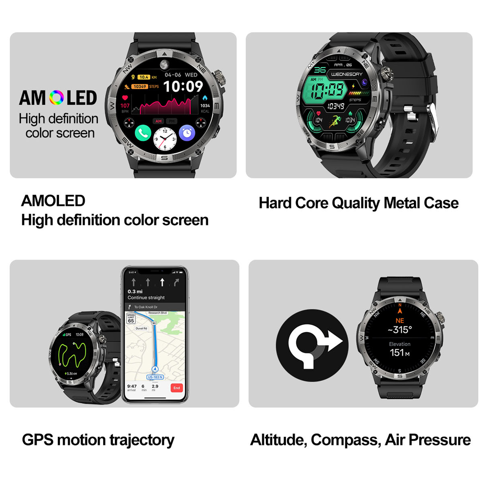 NORTH EDGE GPS الرياضة ساعة ذك - مراجعة Gps Running Watch وسعره