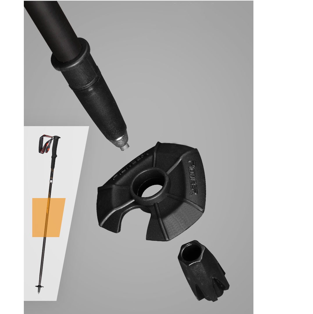 99% ألياف الكربون للطي عصا للم - مراجعة Trekking Pole Carbon وسعره