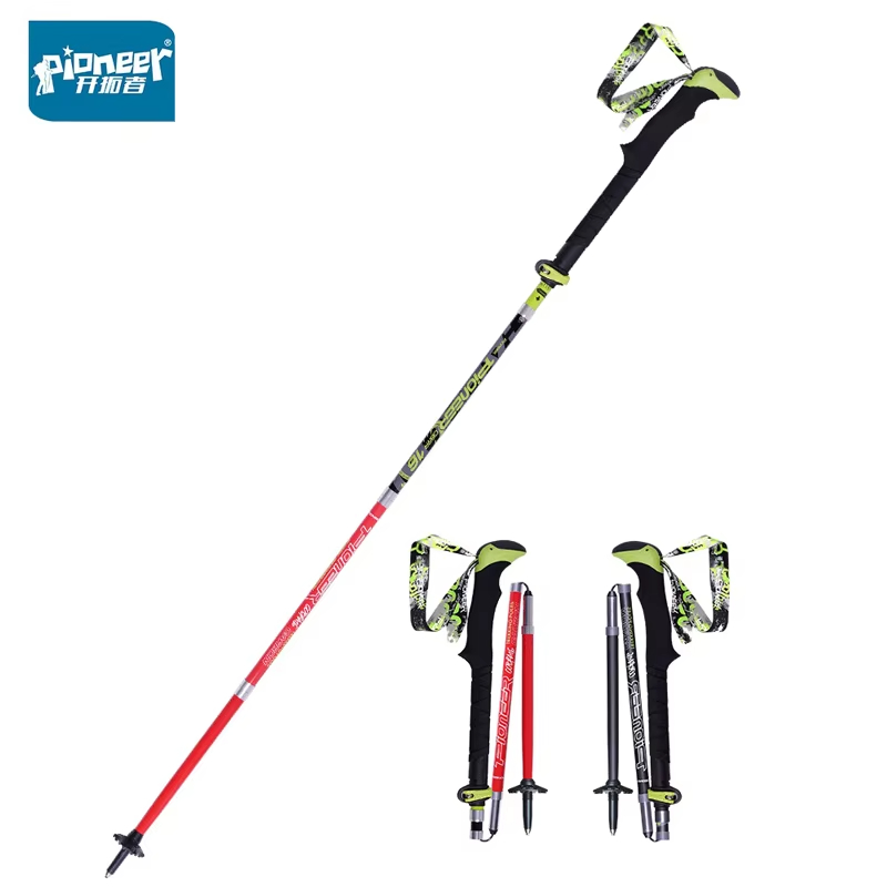 عصي تسلق قابلة للطي من ألياف ا - مراجعة Trekking Pole Carbon وسعره