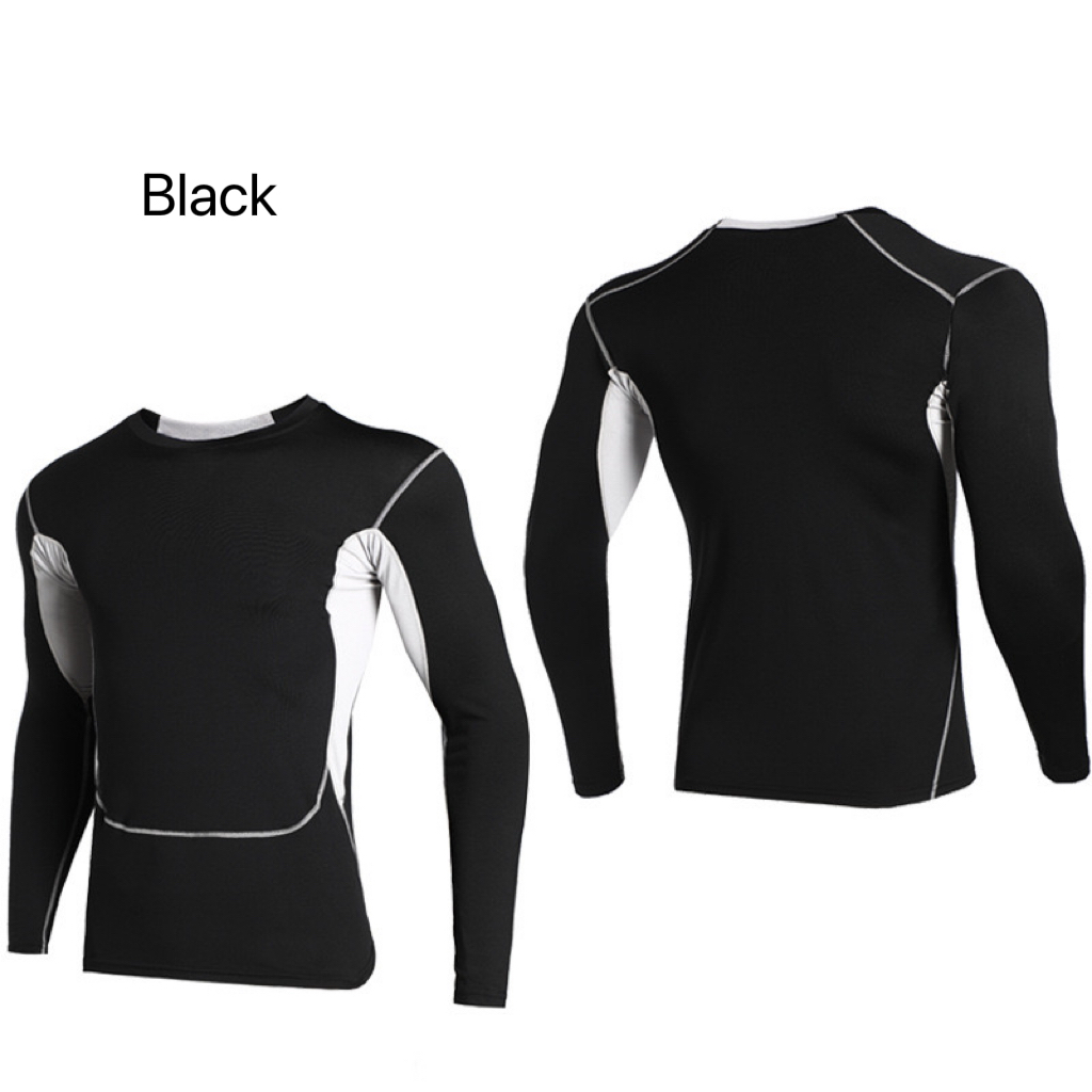 تي شيرت رجالي مضغوط حراري بأكم - مراجعة Running Gear Long Sleeve وسعره