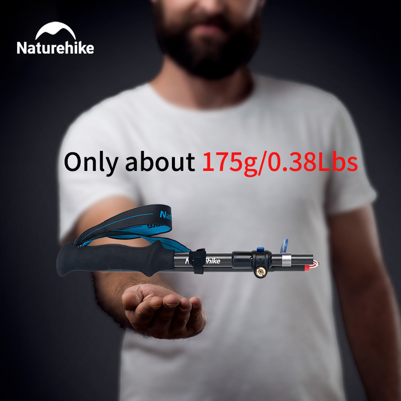 Naturehike-عصا مشي كاملة من أل - مراجعة Trekking Pole Carbon وسعره