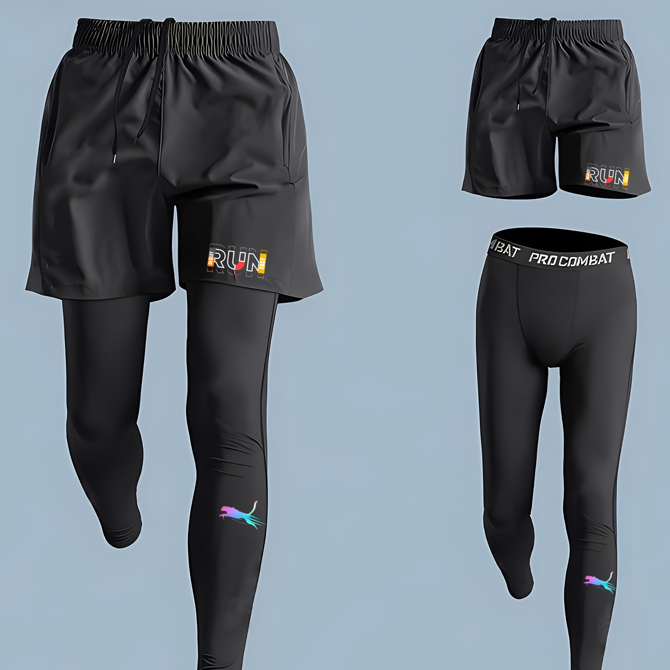 طقم رياضي للرجال مكون من قطعتي - مراجعة Running Jogging Gear وسعره