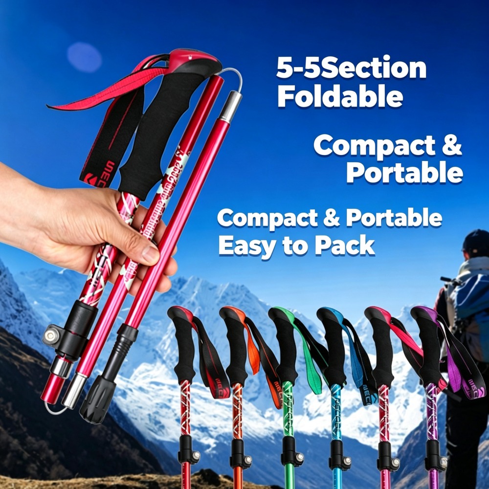 عصا تسلق الجبال للسياحة الخارج - مراجعة Trekking Pole Carbon وسعره