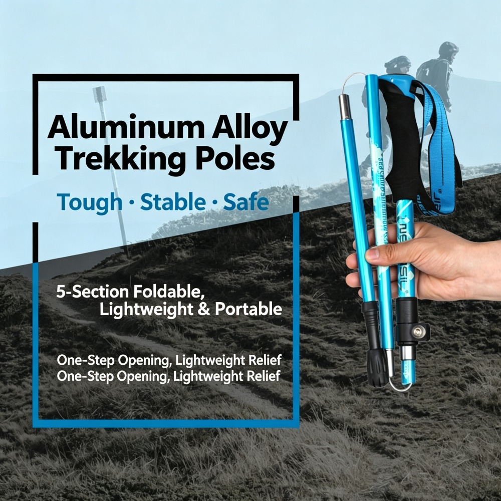 عصا تسلق الجبال للسياحة الخارج - مراجعة Trekking Pole Carbon وسعره
