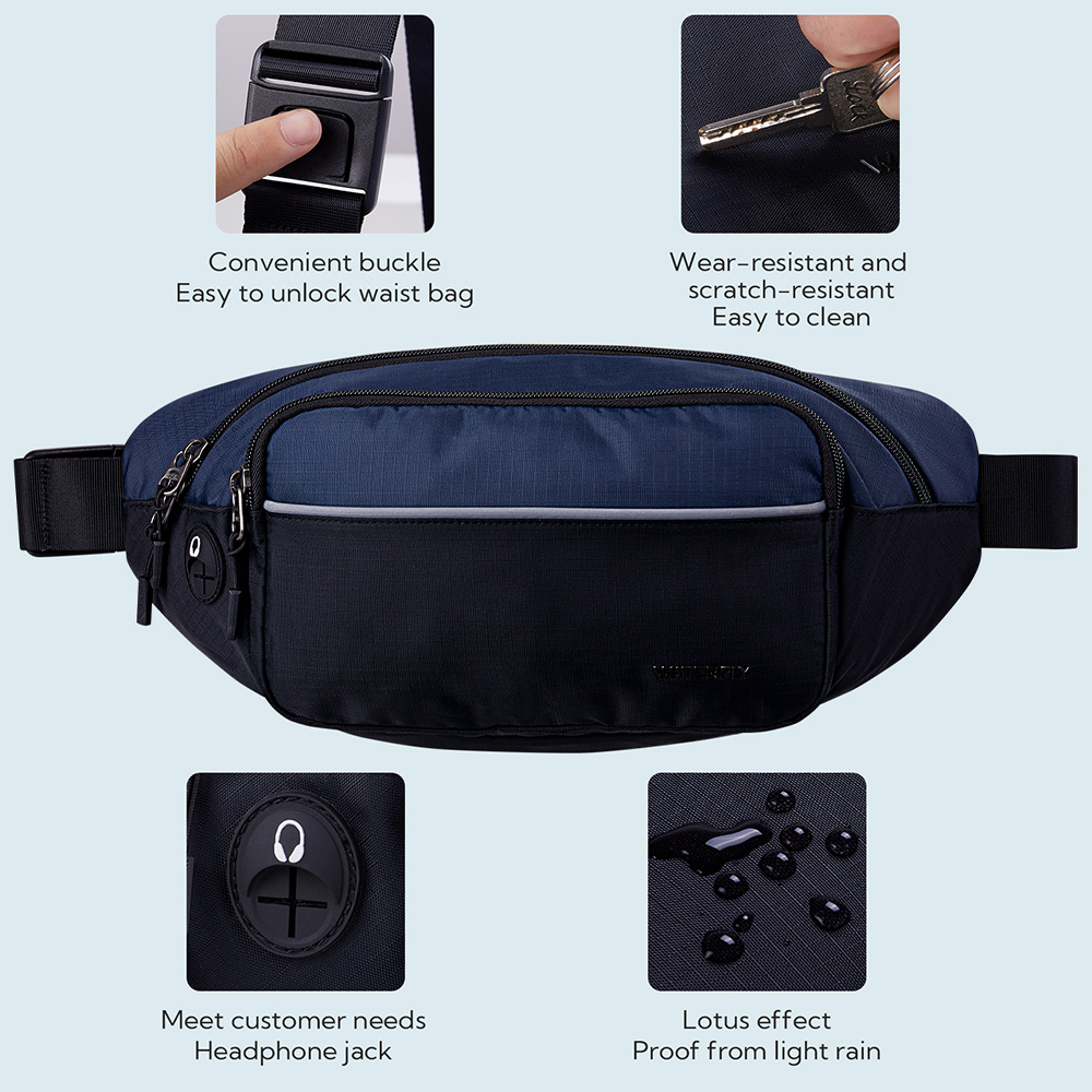 حقيبة خصر WATERFLY Fanny Pack، - مراجعة Running Gear Holder وسعره