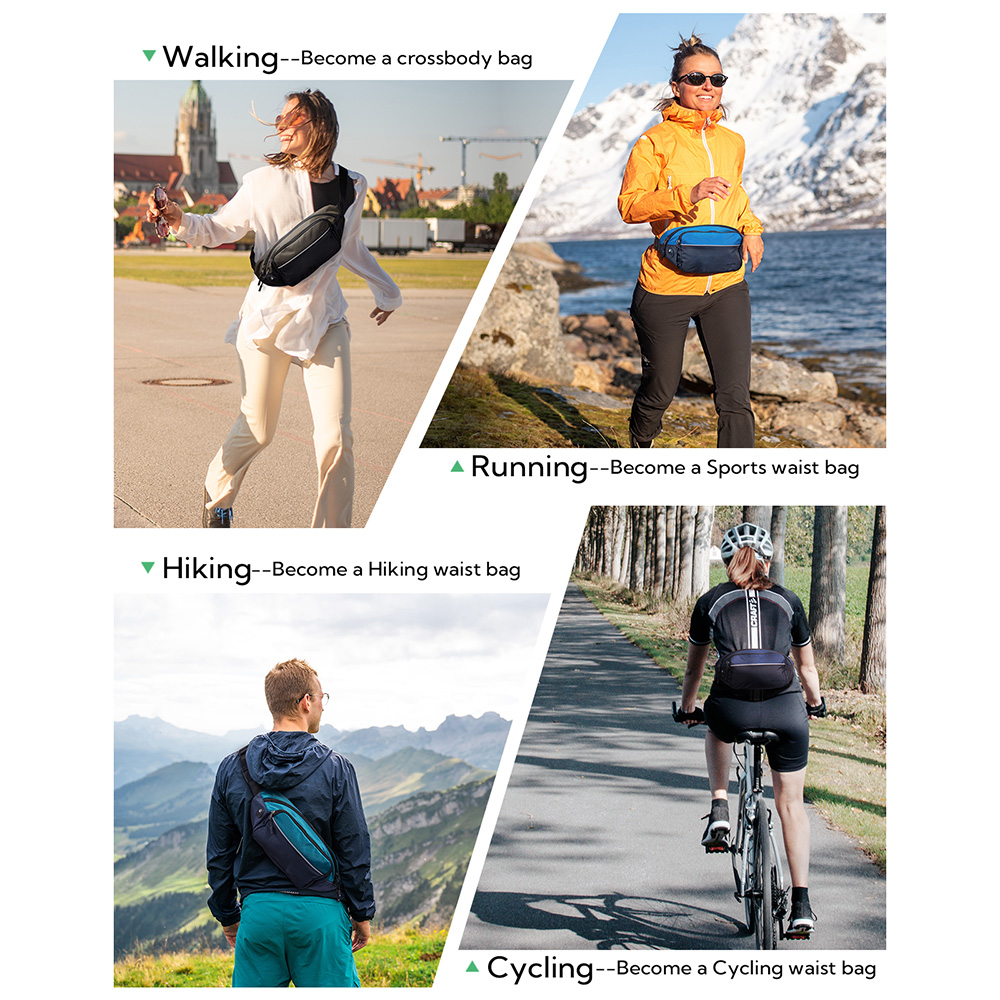 حقيبة خصر WATERFLY Fanny Pack، - مراجعة Running Gear Holder وسعره