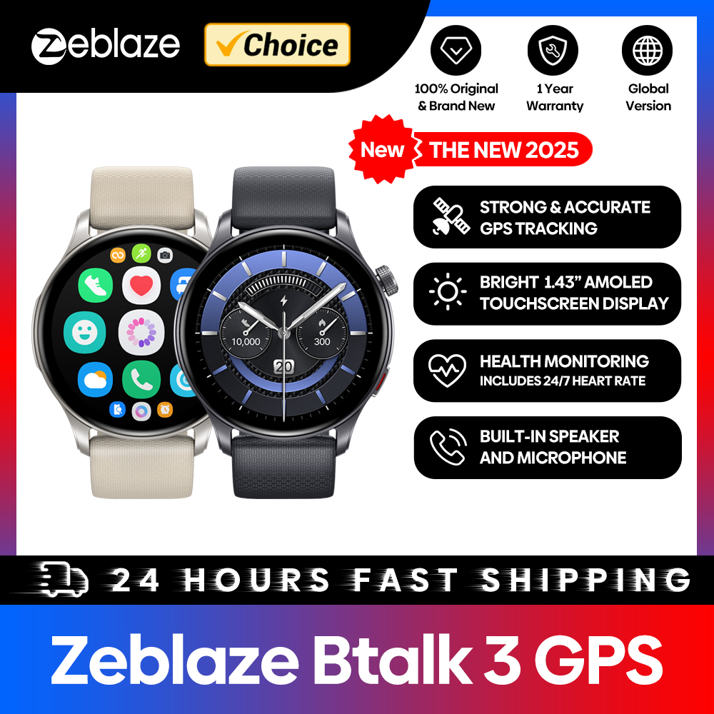 جديد Zeblaze Btalk 3 GPS Smart - مراجعة Gps Running Watch وسعره