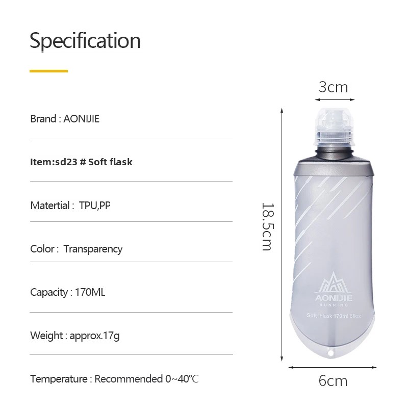 AONIJIE SD23 بولي يوريثان قابل - مراجعة Energy Gel Pack وسعره