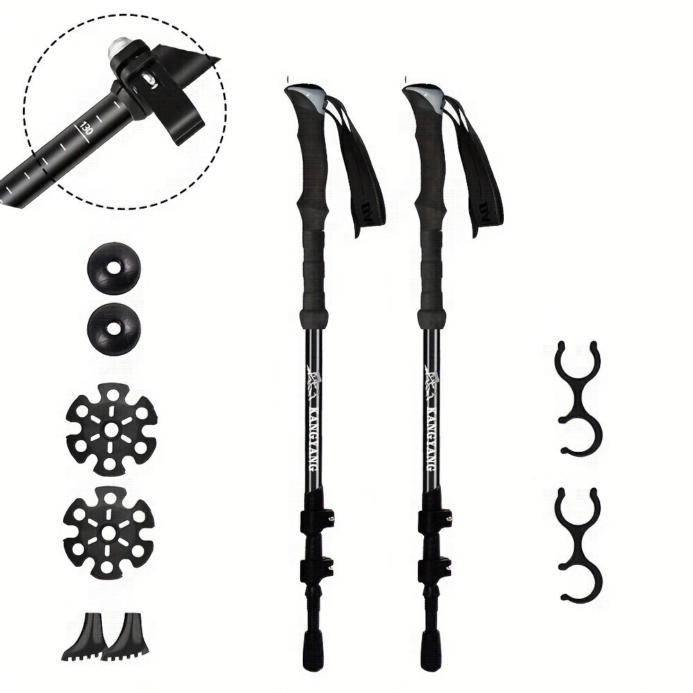 أقطاب رحلات من ألياف الكربون خ - مراجعة Trekking Pole Carbon وسعره