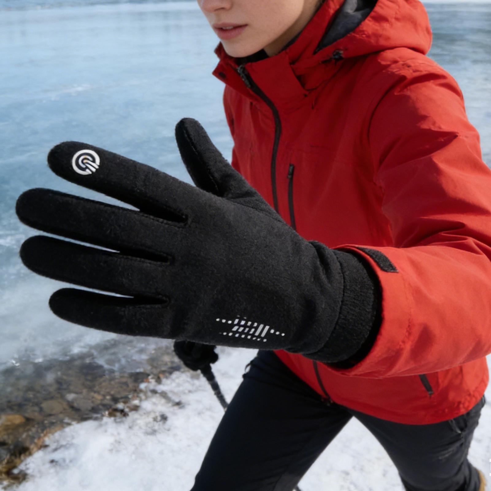 قفازات كاملة الأصابع للطقس الب - مراجعة Running Gear Cold Weather Men وسعره